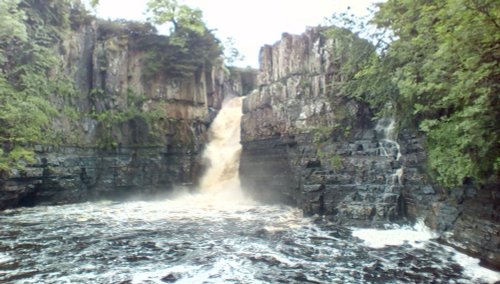 Don't get wet, High Force Waterfall