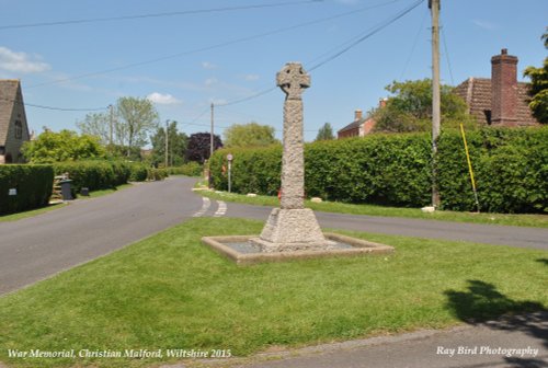 War Memorial, Christian Malford, Wiltshire 2015