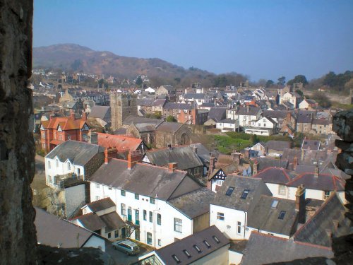 A view of Conwy town, Conway