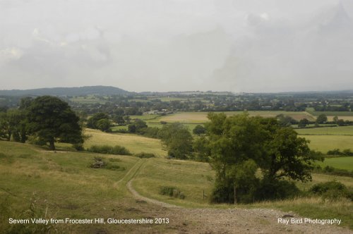 Severn Valley from Frocester Hill, Gloucestershire 2013