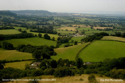 Severn Valley from Coaley Peak, nr Coaley, Gloucestershire 2013