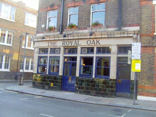 The Royal Oak pub, East London, the exterior of which was used in Goodnight Sweetheart