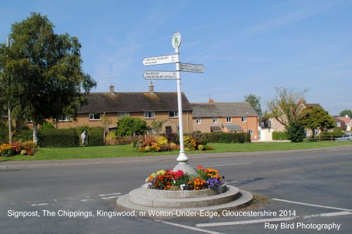 Signpost, Kingswood, nr Wotton Under Edge, Gloucestershire 2014.