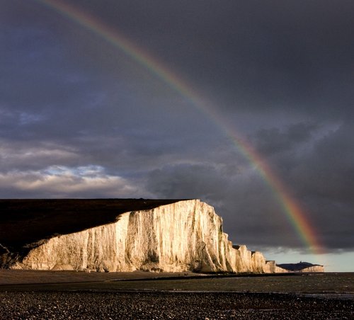 Rainbow over the Seven Sisters