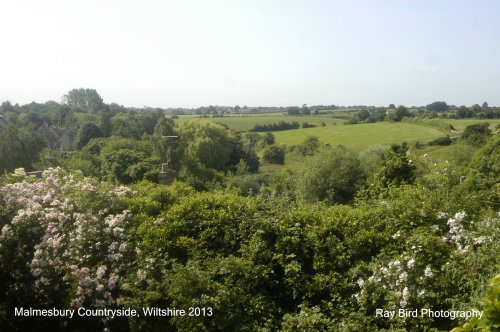 Malmesbury Countryside from Abbey Row, Wiltshire 2013