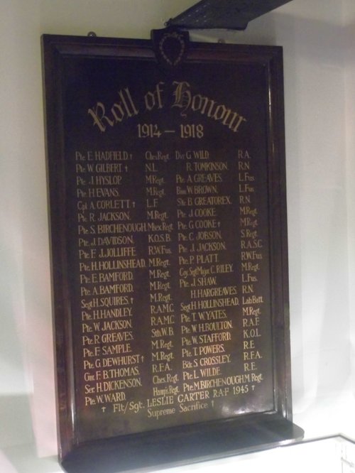 A ROLL OF HONOUR