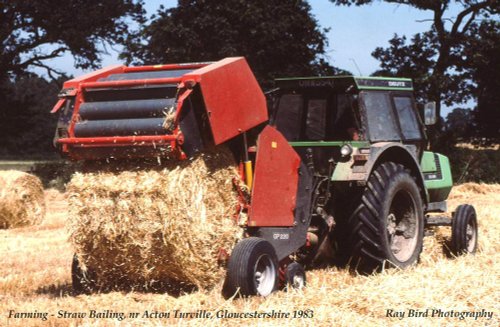 Farming, nr Acton Turville, Gloucestershire 1983