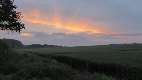 Sunset In Dennington