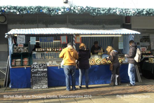 Market Stall, Yate Shopping Centre, Gloucestershire 2013