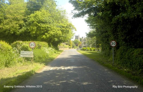 Entering Grittleton, Wiltshire 2013