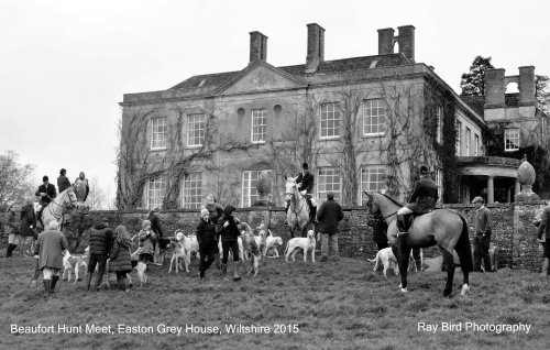 Beaufort Hunt Meet, Easton Grey House, Wiltshire 2015