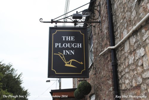 The Plough Inn Sign, Wotton Road, Charfield, Gloucestershire 2014