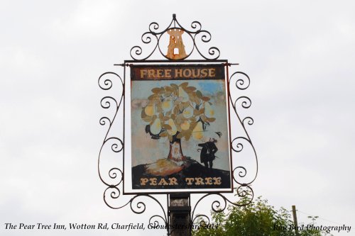 Pear Tree Inn Sign, Wotton Road, Charfield, Gloucestershire 2014