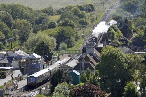 Corfe Castle Station on the Swanage Railway