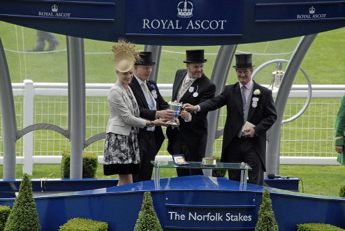 Royal Ascot - presentation to winning owner