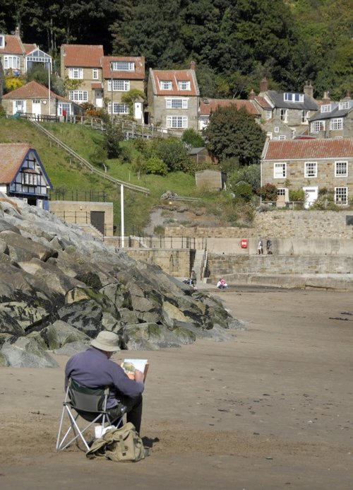 Sandsend near Whitby -  artist's paradise