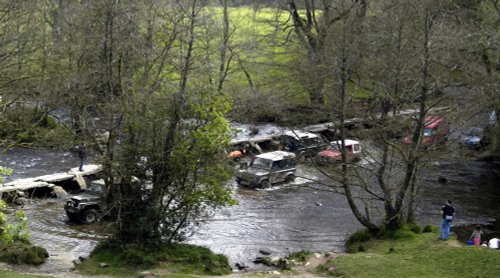 Tarr steps and ford