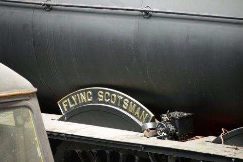 National Railway Museum in York - The Flying Scotsman under renovation
