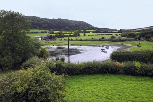 view from Stokesay Castle