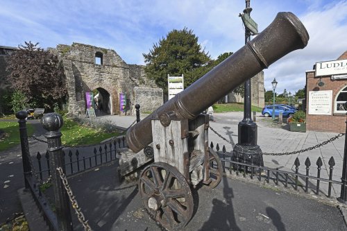 Entrance to Ludlow Castle