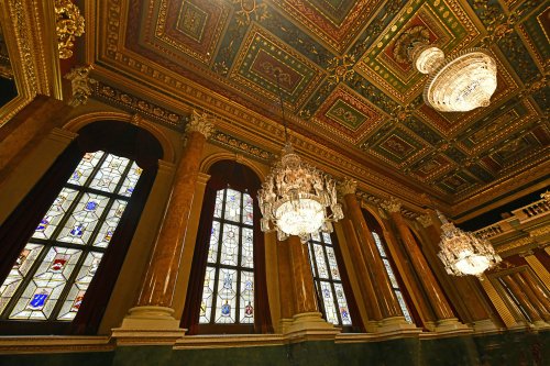 The ceiling at Goldsmiths' Hall in the City of London