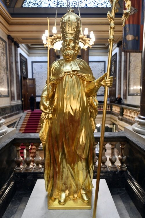 St. Dunstan, Patron Saint of Goldsmiths at Goldsmiths' Hall, London