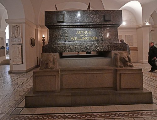 Tomb of the Duke of Wellington, St. Paul's Crypt, London