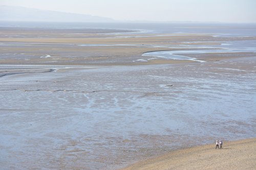 The Beach on the Dee Estuary at Thurstaston, Wirral, Merseyside