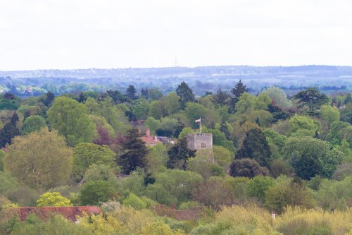 View from Dunsden looking south-east