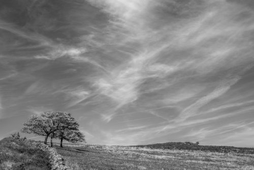 Sky over Moorland near Newtown, Staffordshire Moorlands