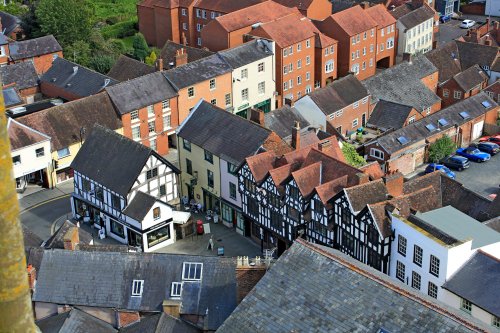 From Ludlow church tower