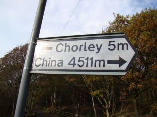 Chorley To China