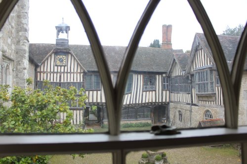 Ightham from a window