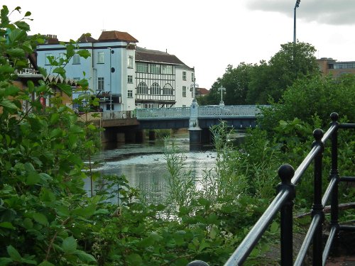 River Tone through Taunton