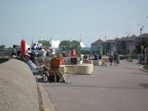 Along the seafront in Minehead