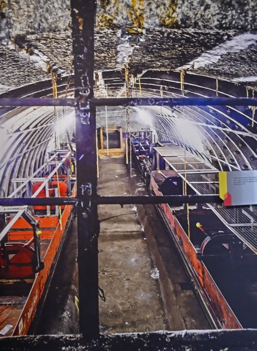 Mail Rail at the Postal Museum, train graveyard