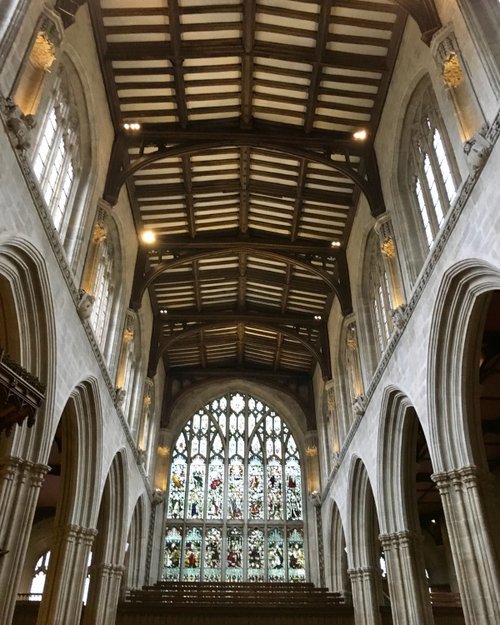 Interior photo, University Church of St. Mary the Virgin, Oxford, Oxfordshire