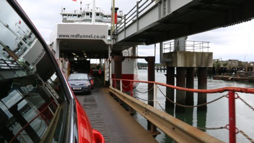 Red Funnel leaves Cowes