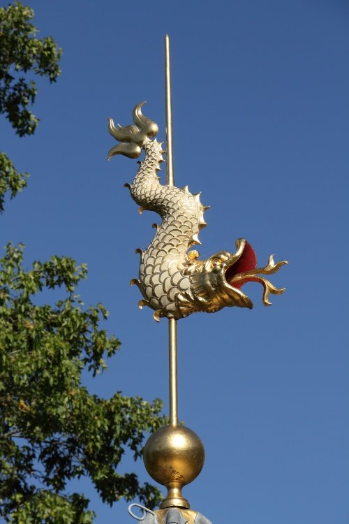 Chinese Dragon on the Pagoda in the Water Garden, Cliveden