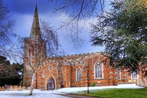 St. Mary's In the snow