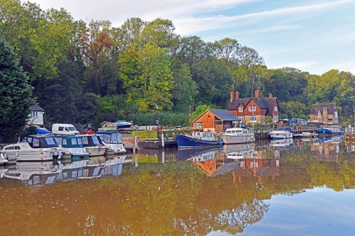 River Medway at Allington lock
