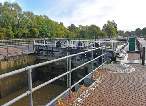 Allington Lock on the River Medway
