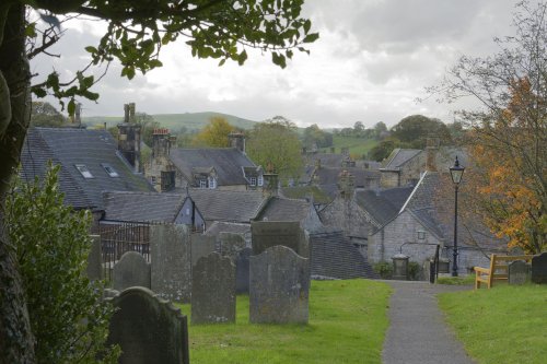 Hartington from the Churchyard, Derbyshire