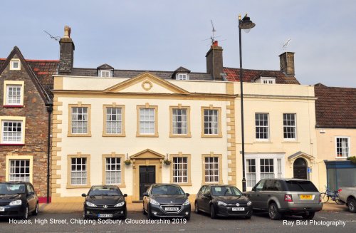 Houses. High Street, Chipping Sodbury, Gloucestershire 2019