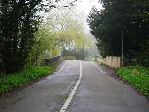 Road between Huntingdon and Brampton