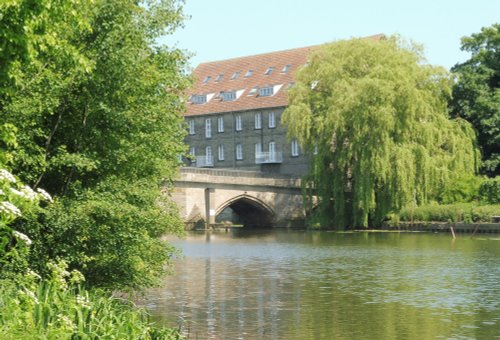 The bridge over the River Great Ouse in Huntingdon