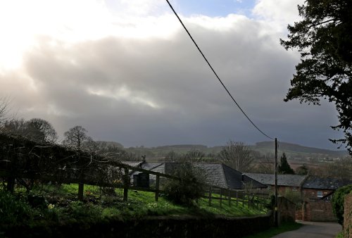 Grey skies over Otterton