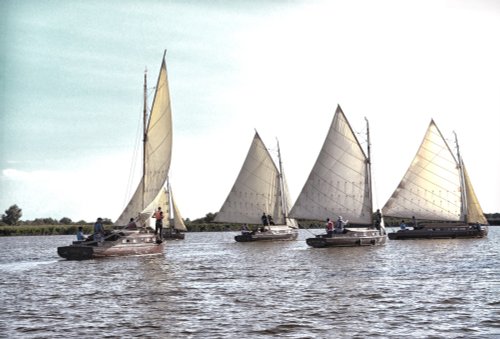 Norfolk Broads. Sailing Yachts. 2