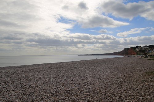 Lockdown looking west at Budleigh