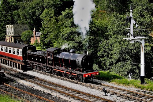Steam Locomotive leaving Goathland